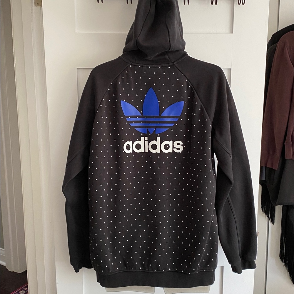 Men’s Pharrell Williams Adidas Full Zip Hoodie Black